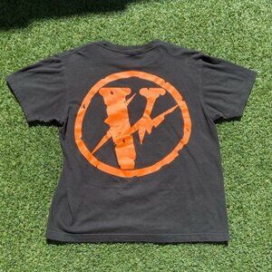 Vlone Friend Orange / Black Mens Tee
